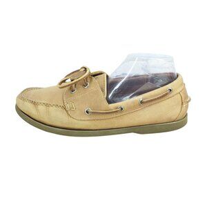 LL Bean Casco Bay Boat Mocs Leather Light Brown Size 11 EE